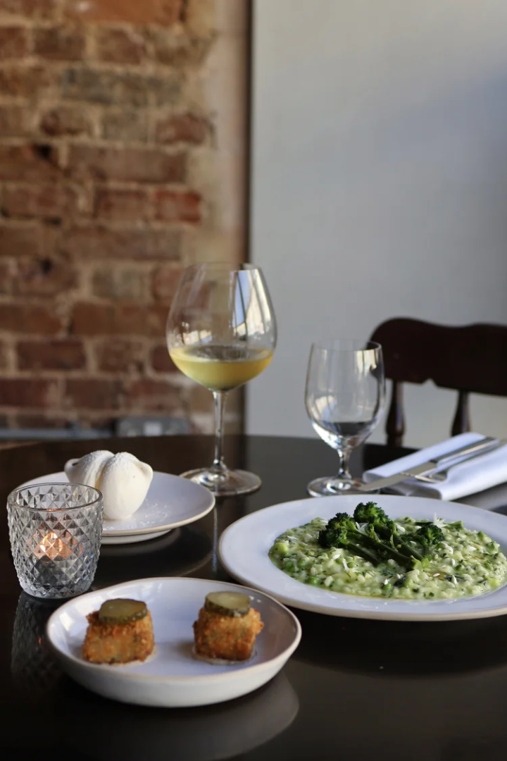 table and food